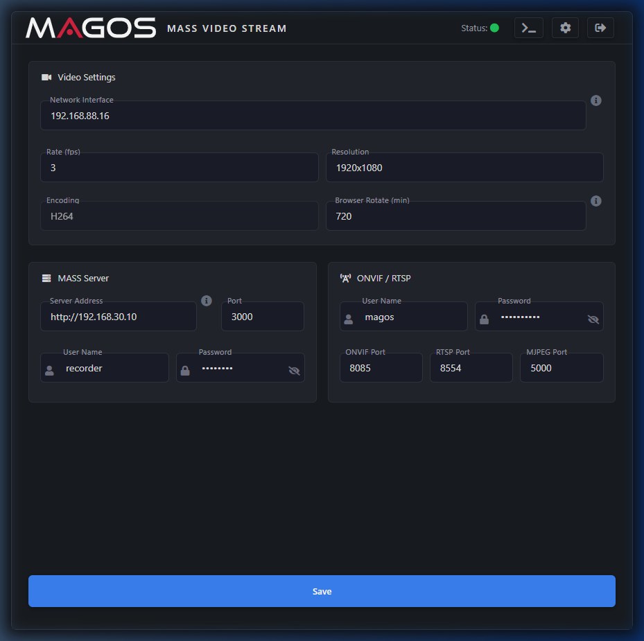 MVS Dashboard
